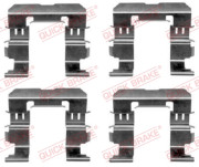 109-1612 Sada příslušenství, obložení kotoučové brzdy QUICK BRAKE