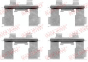 109-1630 Sada příslušenství, obložení kotoučové brzdy QUICK BRAKE