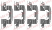 109-1720 Sada příslušenství, obložení kotoučové brzdy QUICK BRAKE