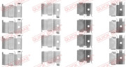 109-1799 Sada příslušenství, obložení kotoučové brzdy QUICK BRAKE