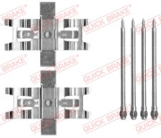 109-1805 Sada prislusenstvi, oblozeni kotoucove brzdy QUICK BRAKE