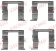 109-1605 Sada příslušenství, obložení kotoučové brzdy QUICK BRAKE