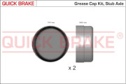 9823K Kryt, ložisko kola QUICK BRAKE