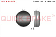 9825K QUICK BRAKE krytka lożiska kolesa 9825K QUICK BRAKE