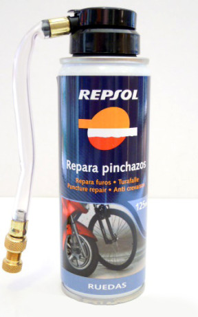 RP708D88 REPSOL RP708D88 Pro nouzové dohuštění píchlých pneumatik REPSOL