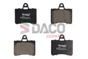 320601 DACO Germany sada brzdových platničiek kotúčovej brzdy 320601 DACO Germany