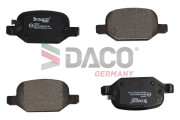 320907 DACO Germany sada brzdových platničiek kotúčovej brzdy 320907 DACO Germany