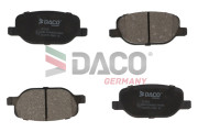 321025 Sada brzdových destiček, kotoučová brzda DACO Germany