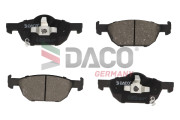 321204 DACO Germany sada brzdových platničiek kotúčovej brzdy 321204 DACO Germany