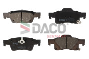 321608 DACO Germany sada brzdových platničiek kotúčovej brzdy 321608 DACO Germany