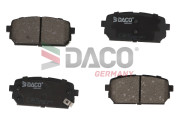 321723 DACO Germany sada brzdových platničiek kotúčovej brzdy 321723 DACO Germany