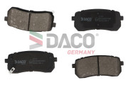 321724 DACO Germany sada brzdových platničiek kotúčovej brzdy 321724 DACO Germany