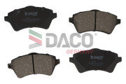 322012 DACO Germany sada brzdových platničiek kotúčovej brzdy 322012 DACO Germany