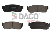 322207 DACO Germany sada brzdových platničiek kotúčovej brzdy 322207 DACO Germany