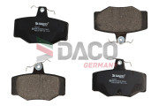 322221 Sada brzdových destiček, kotoučová brzda DACO Germany