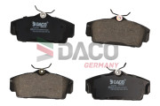 322254 DACO Germany sada brzdových platničiek kotúčovej brzdy 322254 DACO Germany
