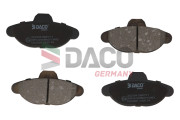 322334 Sada brzdových destiček, kotoučová brzda DACO Germany