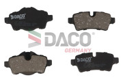 322418 DACO Germany sada brzdových platničiek kotúčovej brzdy 322418 DACO Germany