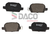 322710 DACO Germany sada brzdových platničiek kotúčovej brzdy 322710 DACO Germany
