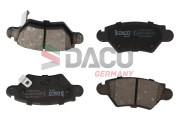323619 DACO Germany sada brzdových platničiek kotúčovej brzdy 323619 DACO Germany