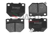 323622 DACO Germany sada brzdových platničiek kotúčovej brzdy 323622 DACO Germany