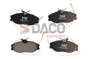 323730 DACO Germany sada brzdových platničiek kotúčovej brzdy 323730 DACO Germany