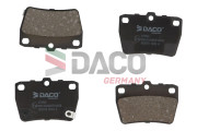 323908 DACO Germany sada brzdových platničiek kotúčovej brzdy 323908 DACO Germany