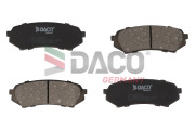323918 DACO Germany sada brzdových platničiek kotúčovej brzdy 323918 DACO Germany