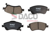 324571 DACO Germany sada brzdových platničiek kotúčovej brzdy 324571 DACO Germany