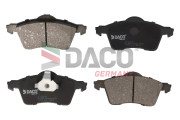 324736 Sada brzdových destiček, kotoučová brzda DACO Germany