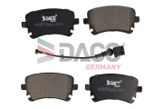 324764 DACO Germany sada brzdových platničiek kotúčovej brzdy 324764 DACO Germany