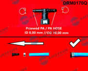 DRM0170Q Hadicová spojka, palivová hadice Dr.Motor Automotive