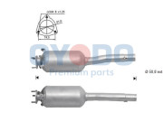 20N0074-OYO Filtr sazových částic, výfukový systém Oyodo