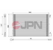 60C9120-JPN Kondenzátor, klimatizace JPN