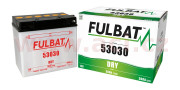 550544 FULBAT baterie 12V, 53030, 30Ah, 300A, pravá, konvenční 186x130x171, FULBAT (vč. balení elektrolytu) 550544 FULBAT