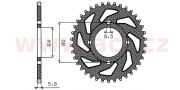1-1117-48 SUNSTAR ocelová rozeta pro sekundární řetězy typu 420, SUNSTAR (48 zubů) 1-1117-48 SUNSTAR