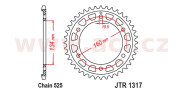 JTR1317.43 oceľová rozeta pre sekundárne reťaze typu 525, JT (43 zubov) JTR1317.43 JT