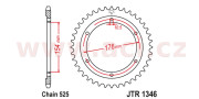 JTR1346.43 oceľová rozeta pre sekundárne reťaze typu 525, JT (43 zubov) JTR1346.43 JT