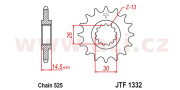 JTF1332.16 reťazové koliesko pre sekundárne reťaze typu 525, JT (16 zubov) JTF1332.16 JT