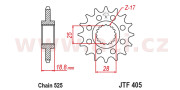 JTF405.19 reťazové koliesko pre sekundárne reťaze typu 525, JT (19 zubov) JTF405.19 JT