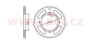 JTR461.50 oceľová rozeta pre sekundárne reťaze typu 420, JT - Anglicko (50 zubov) JTR461.50 JT