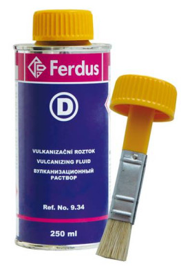 DISK934 Ferdus DISK934 Vulkanizační roztok D 250 ml + štětec 1 ks Ferdus