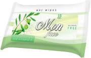 MM04 Vlhčené ubrousky AREON WET WIPES MON - FACE OLIVE vit.E Areon 