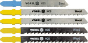 27820 List do přímočaré pily 100/75 mm, 76/50 mm,dřevo,plast,železo 5ks TO-27820 Vorel
