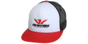 M186-62 Kšiltovka TRUCKER SNAPBACK, AYRTON (černá/bílá/červená) M186-62 AYRTON