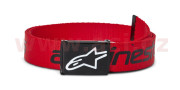 M184-13 pásik LINEAR WEB BELT, ALPINESTARS (čierna / červená) M184-13 ALPINESTARS