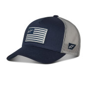 M186-548 kšiltovka FLAG SNAP HAT, ALPINESTARS (modrá/šedá) M186-548 ALPINESTARS