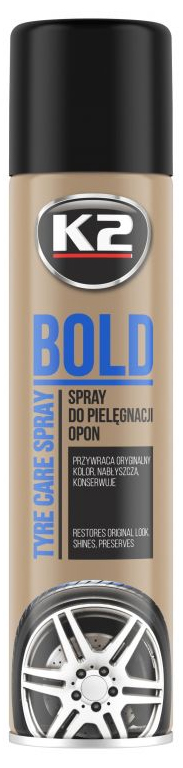 K156 K2 K2 BOLD SPRAY 600 ml - pěna na ošetření pneu K156 K2