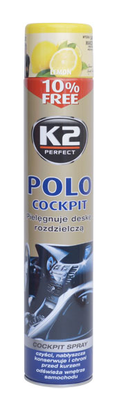 K407CY0 K2 K2 POLO COCKPIT 750 ml LEMON - ochrana vnitřních plastů K407CY0 K2