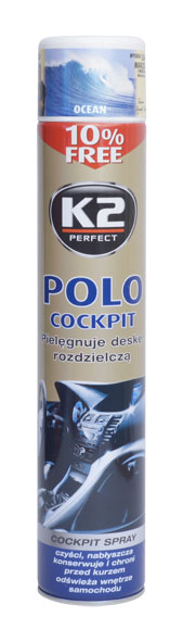 K407FR0 K2 K2 POLO COCKPIT 750 ml OCEAN - ochrana vnitřních plastů K407FR0 K2